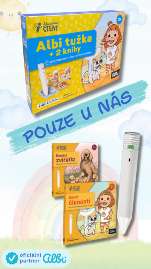 Albi tužka + 2 mini knihy