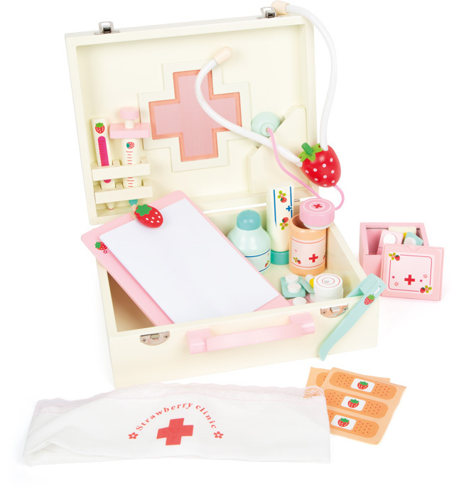 small foot Dětský dřevěný doktorský kufřík Isabel