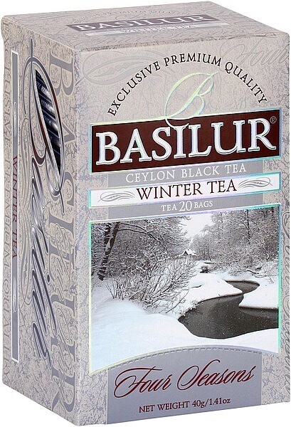 BASILUR Four Seasons Winter Tea zimní čaj přebal 25x2g