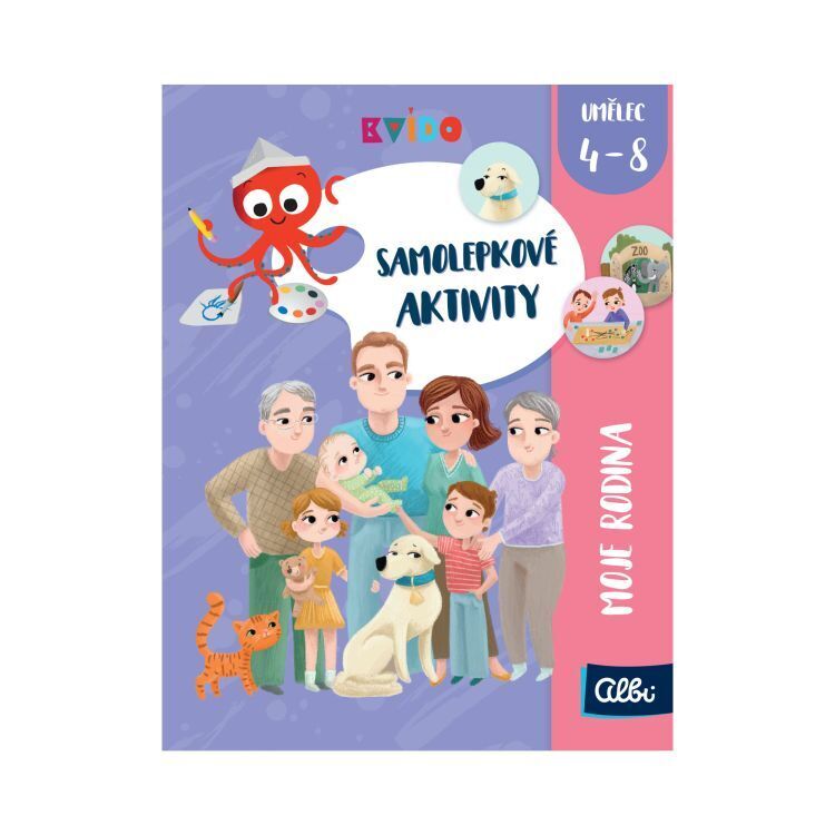 Kvído - Samolepkové aktivity - Moje rodina