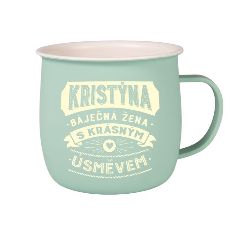 Outdoorový hrnek - Kristýna