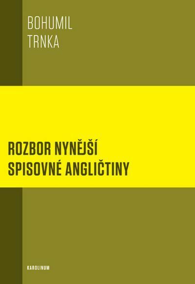 Rozbor nynější spisovné angličtiny (e-kniha)