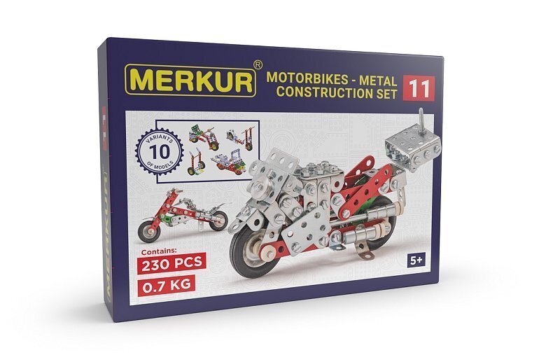 Merkur 011 Motocykl 222 dílů, 10 modelů