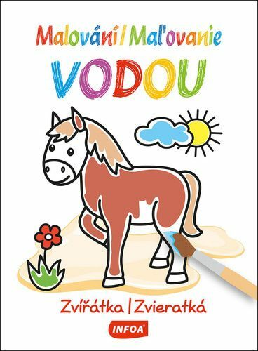 Malování/Maľovanie vodou Zvířátka/Zvieratká