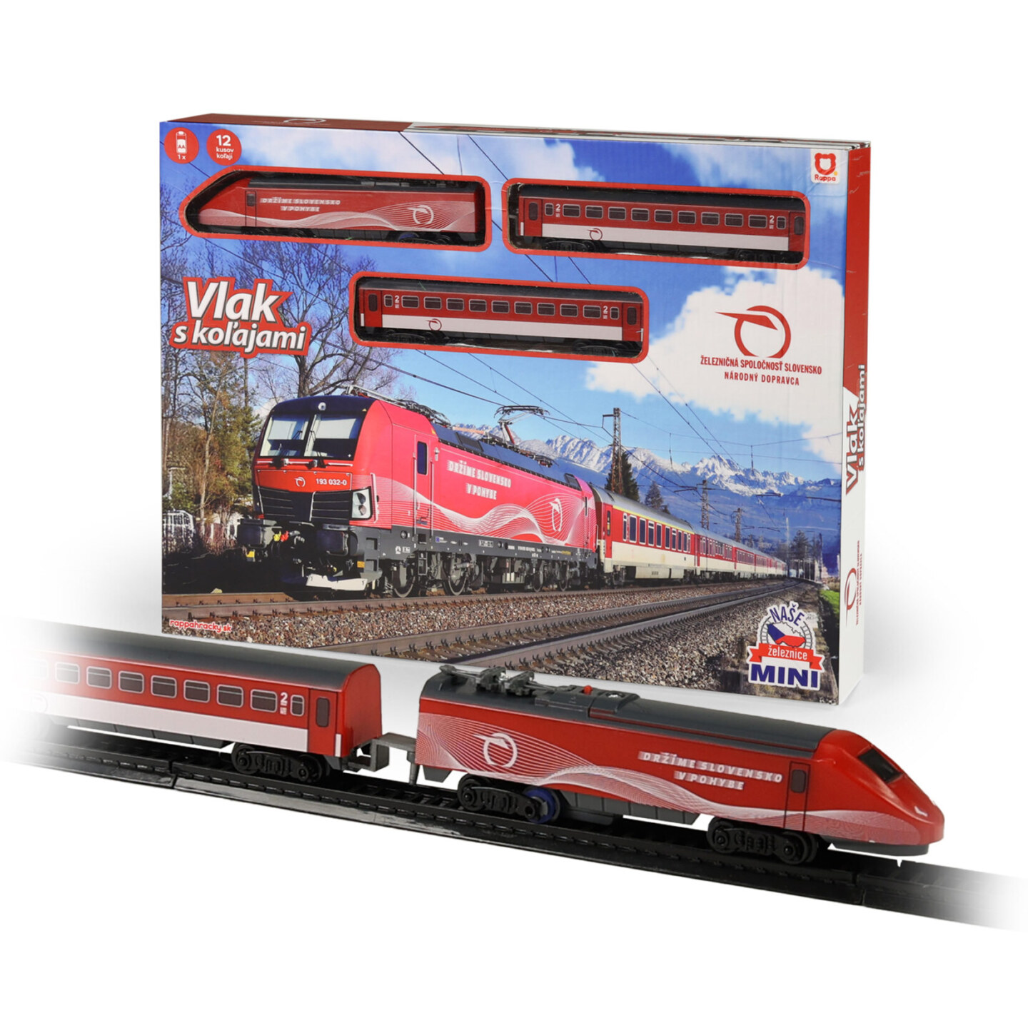 Vlak Železniční Společnost Slovensko Naše železnice MINI na baterie