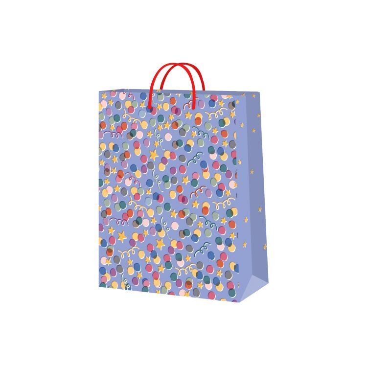 Dárková taška malá - Konfety (17,8 × 9,8 × 22,9 cm)