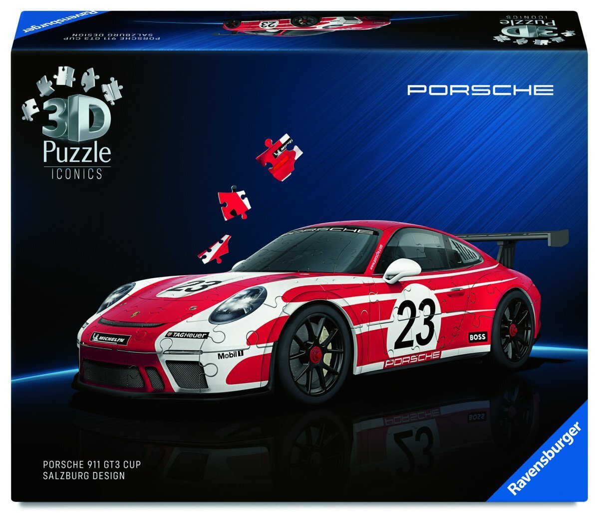 Iconics: Porsche 911 GT3 Cup Salzburg Design 108 dílků
