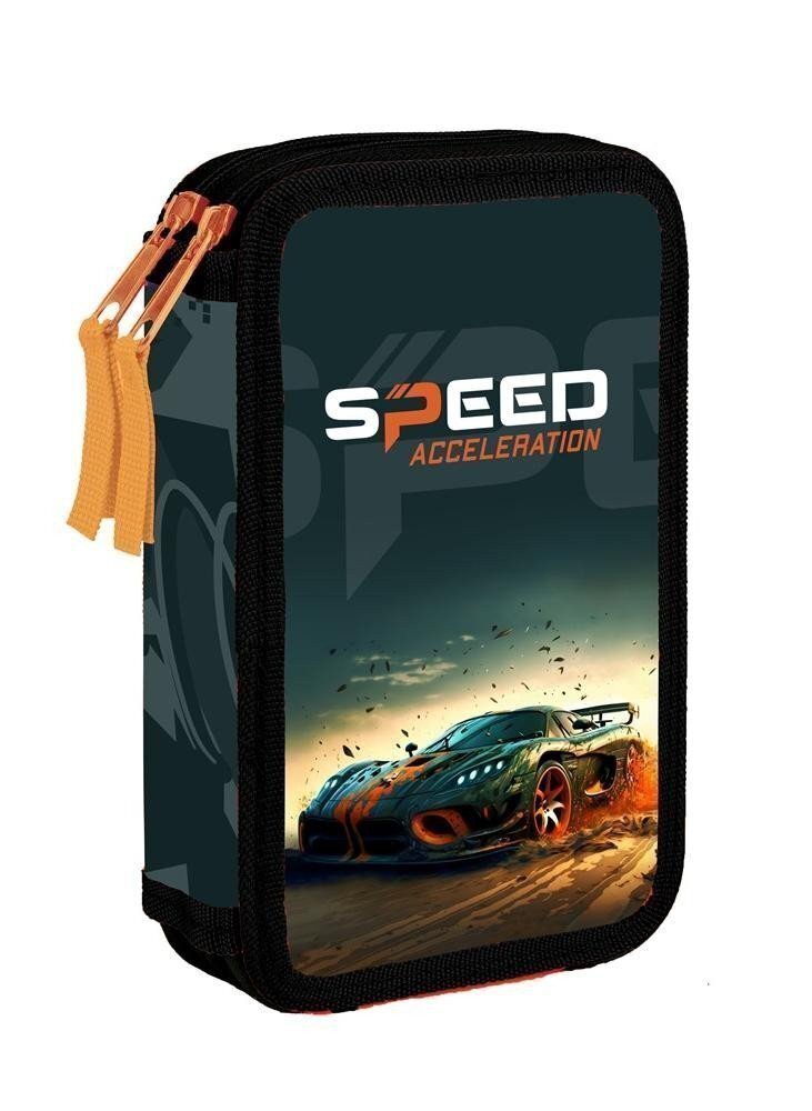 Penál 2 patrový, prázdný - Auto