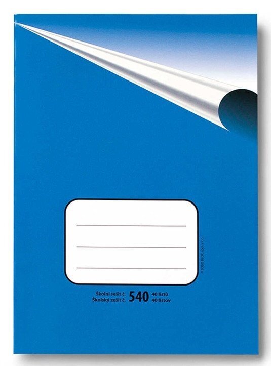 Školní sešit BOBO 540 bezdřevý