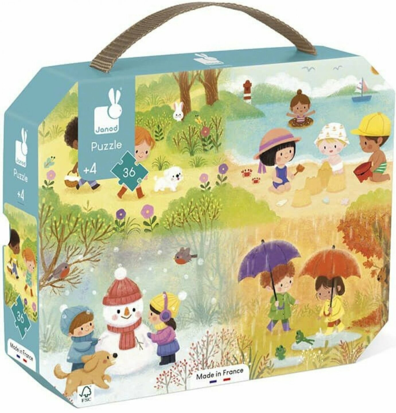 Janod puzzle Čtyři roční období