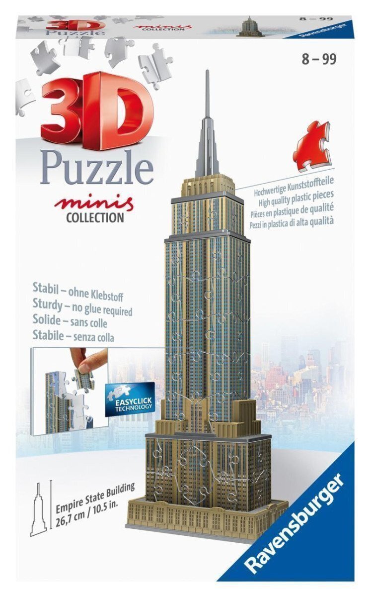 3D Puzzle: Empire State Building 54 dílků