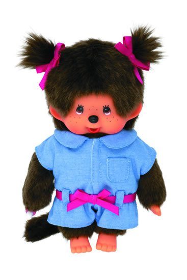 Monchhichi Exclusive - Modrý overal (Mončiči)