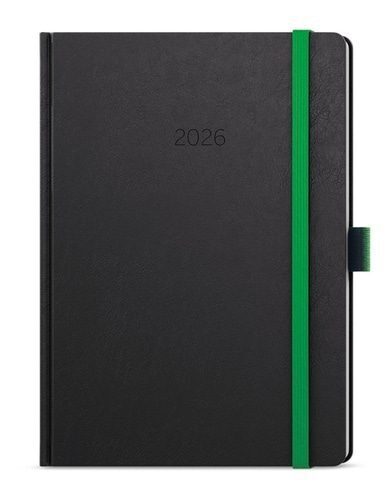 Týdenní diář 2026 Oskar Nora A5 zelená