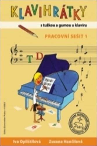 Klavihrátky - s tužkou a gumou u klavíru - pracovní sešit 1