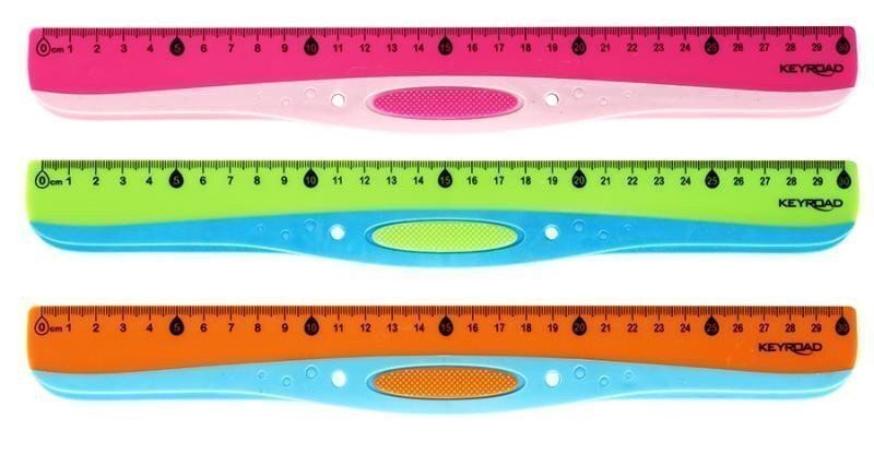 Keyroad Pravítko 30 cm, Easy liner - mix motivů