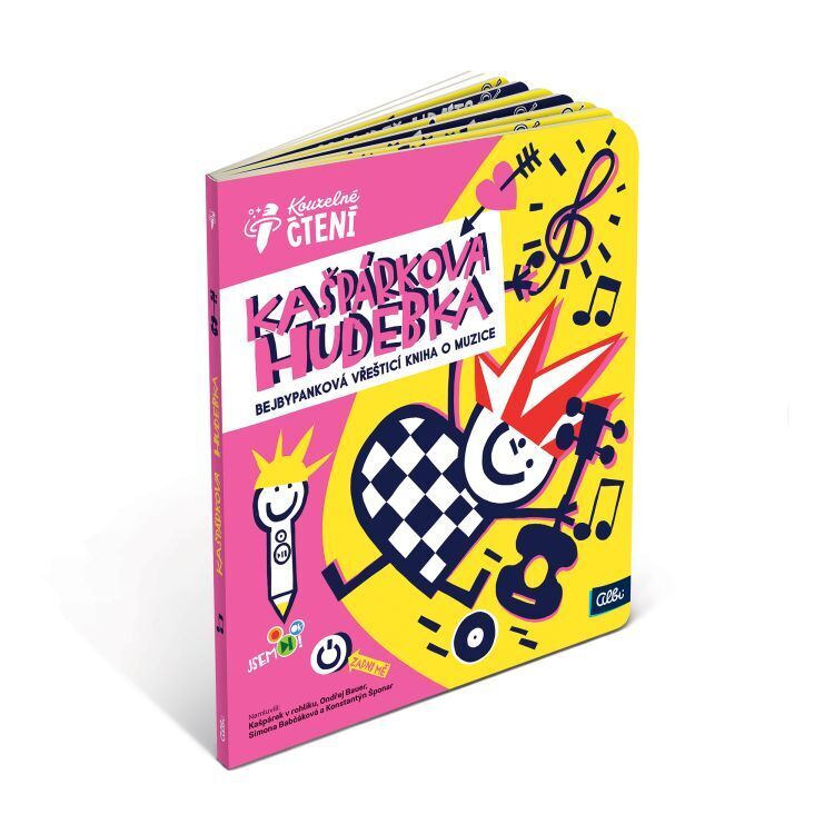 Albi Kniha Kašpárkova hudebka Kouzelné čtení