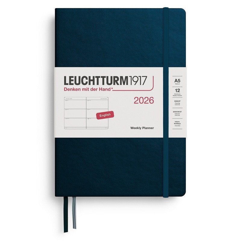 Weekly Planner 2026 Medium (A5) Deep Sea