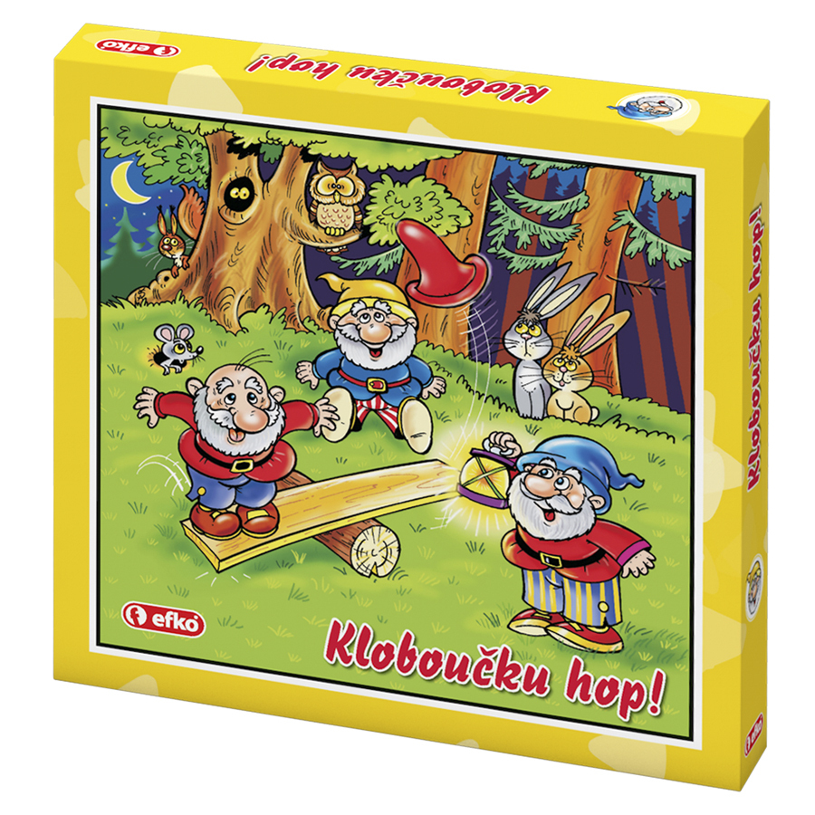 efko Kloboučku, hop! - dětská hra