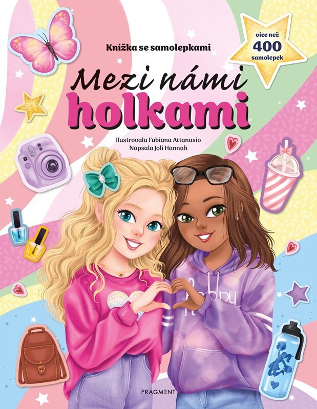 Knížka se samolepkami - Mezi námi holkami