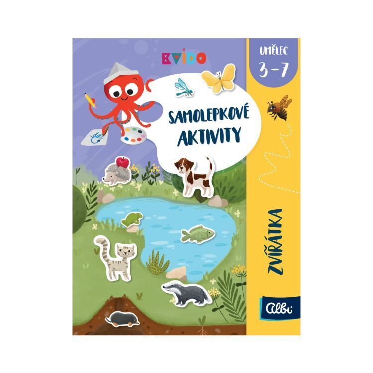 Kvído - Samolepkové aktivity - Zvířátka
