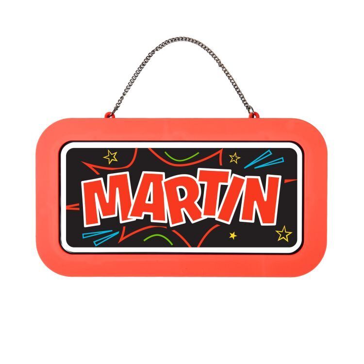 Neonová cedulka se jménem - Martin