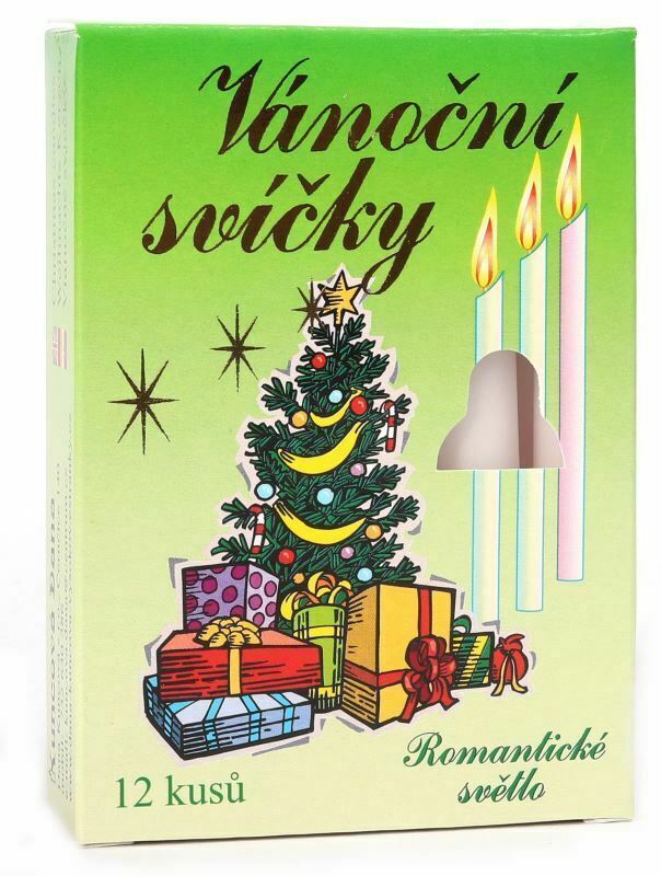 Vánoční svíčky Romantické světlo - bílé