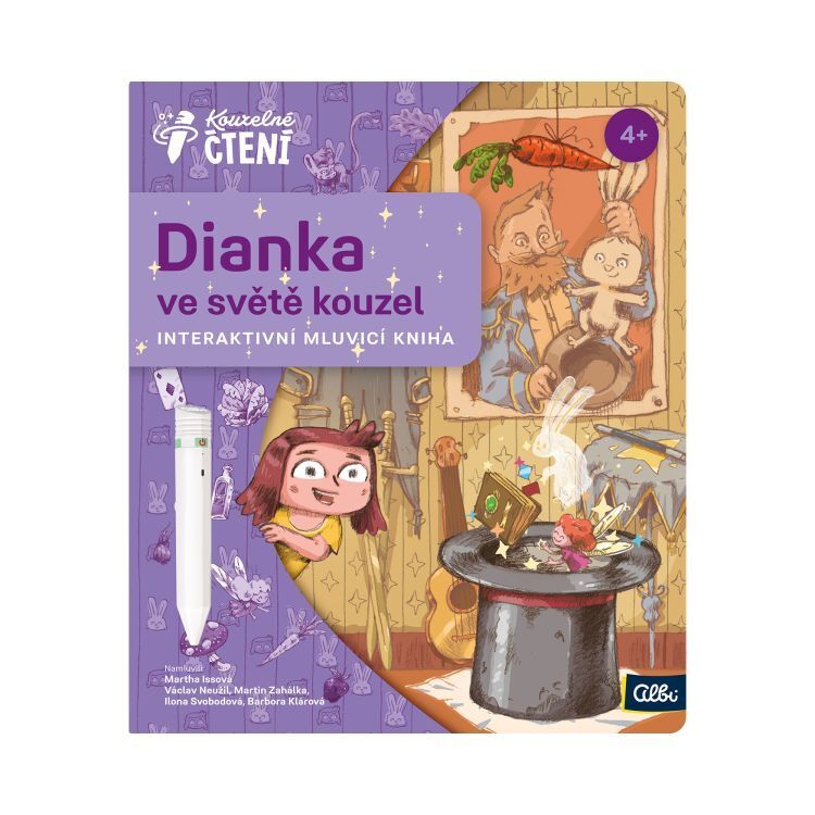 Albi Kniha Dianka ve světě kouzel Kouzelné čtení