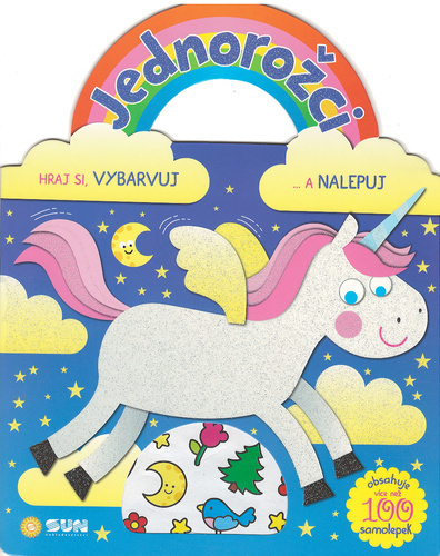 Jednorožci Hraj si, vybarvuj a nalep