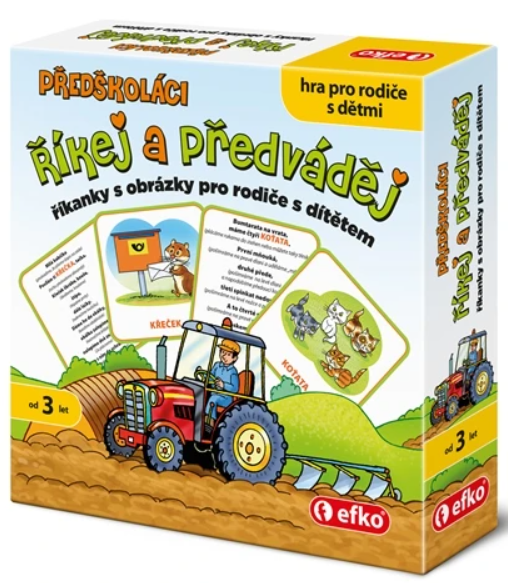 efko Říkej a předváděj Předškoláci - hra pro rozvoj dětí