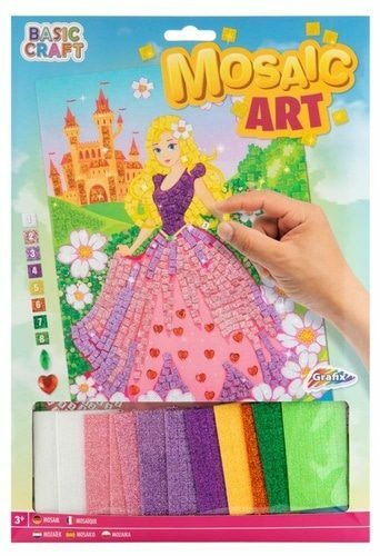 Mozaika A4 podle čísel Princezna