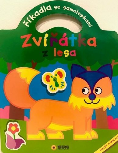 Zvířátka z lesa Říkadla se samolepkami