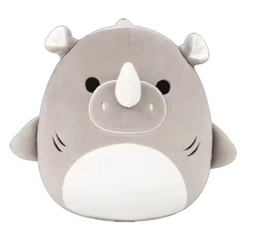 Squishmallows Šedý žraločí nosorožec Bruno