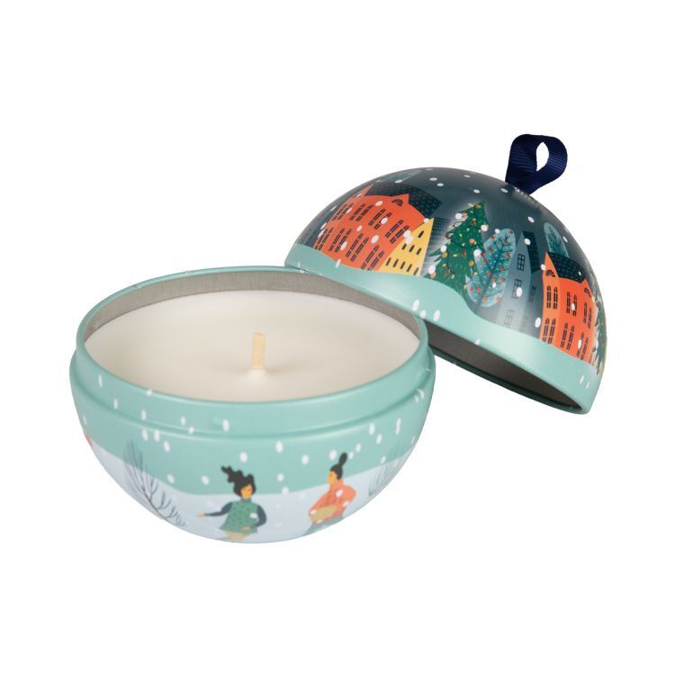 Svíčka v plechovce - Zimní kouzlo