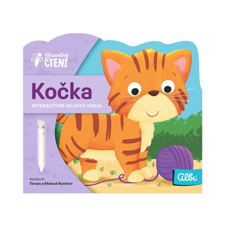 Albi Minikniha s výsekem - Kočka Kouzelné čtení