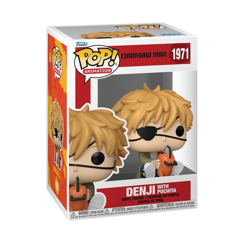 Funko POP Animation: Chainsaw Man - Denji with Pochita #1971