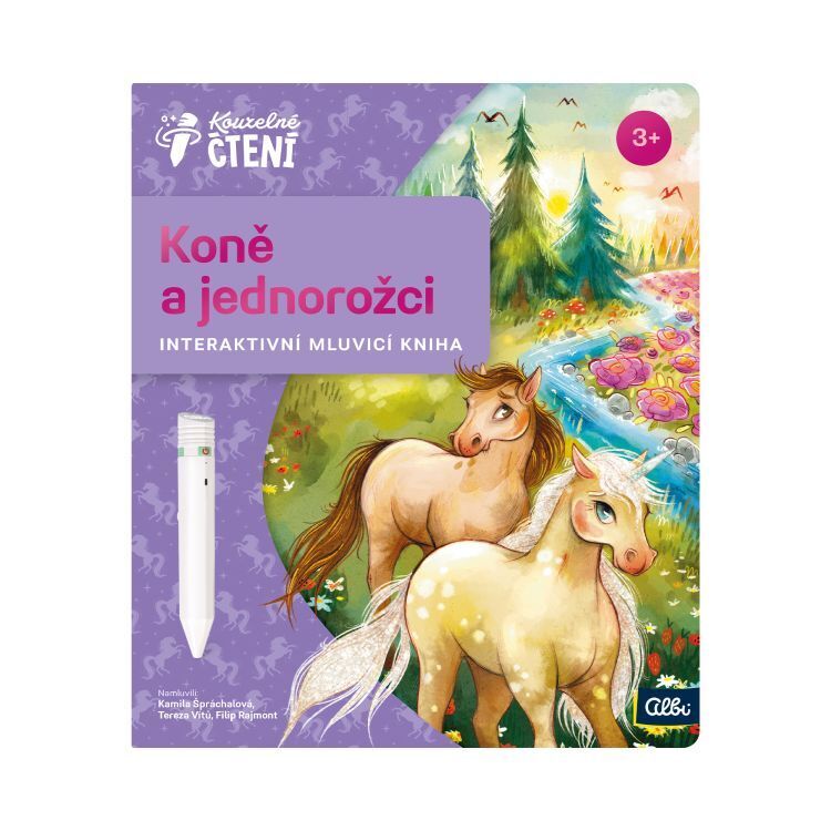 Albi Kniha Koně a jednorožci Kouzelné čtení