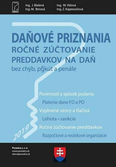 Daňové priznania 2019 + vyplnené vzory a tlačivá (e-kniha)