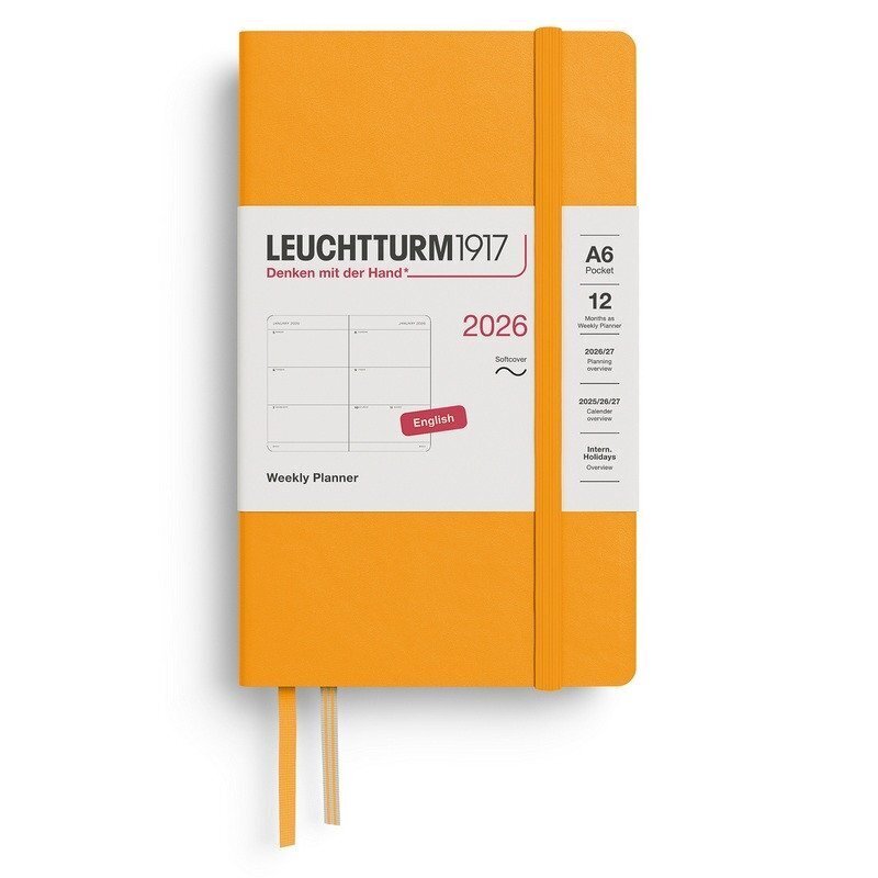 Weekly Planner 2026 Pocket (A6) Rising Sun