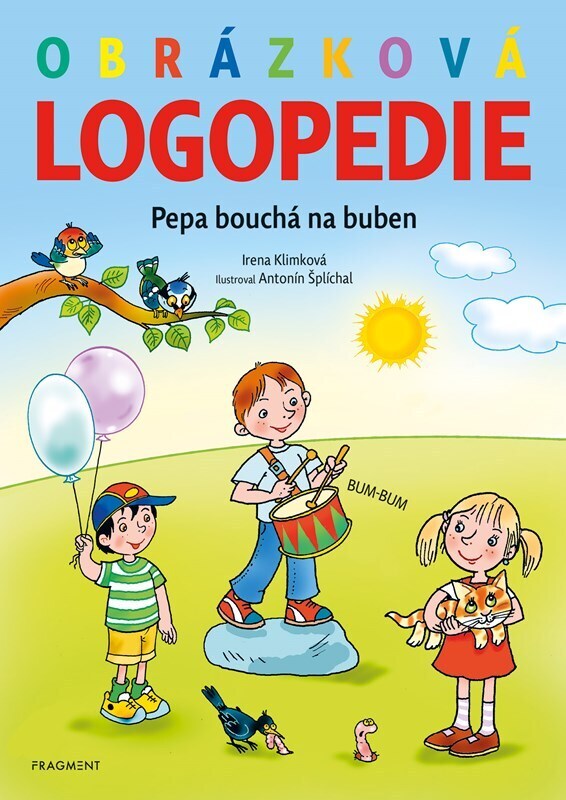 Obrázková logopedie – Pepa bouchá na buben - Logopedie pro nejmenší