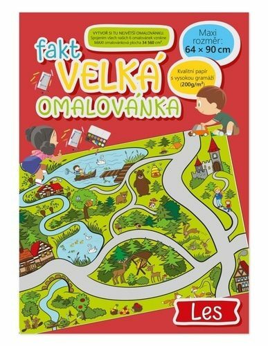Fakt velká omalovánka Les