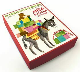 Dřevěné kostky Míša Kulička