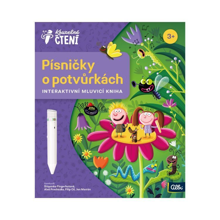 Albi Kniha Písničky o potvůrkách Kouzelné čtení