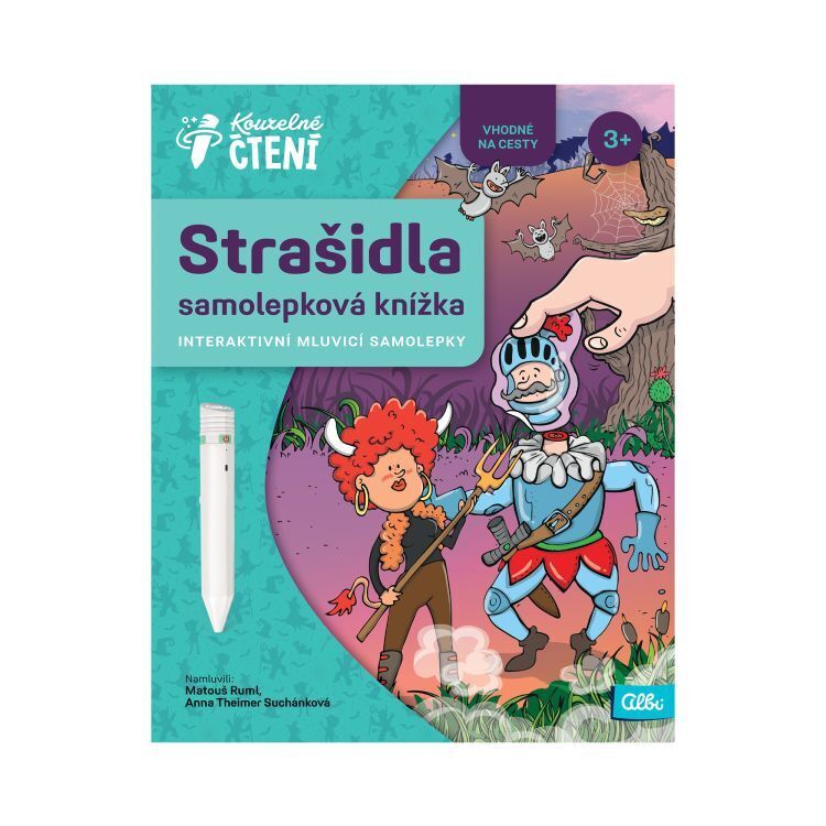 Albi Samolepková knížka Strašidla Kouzelné čtení
