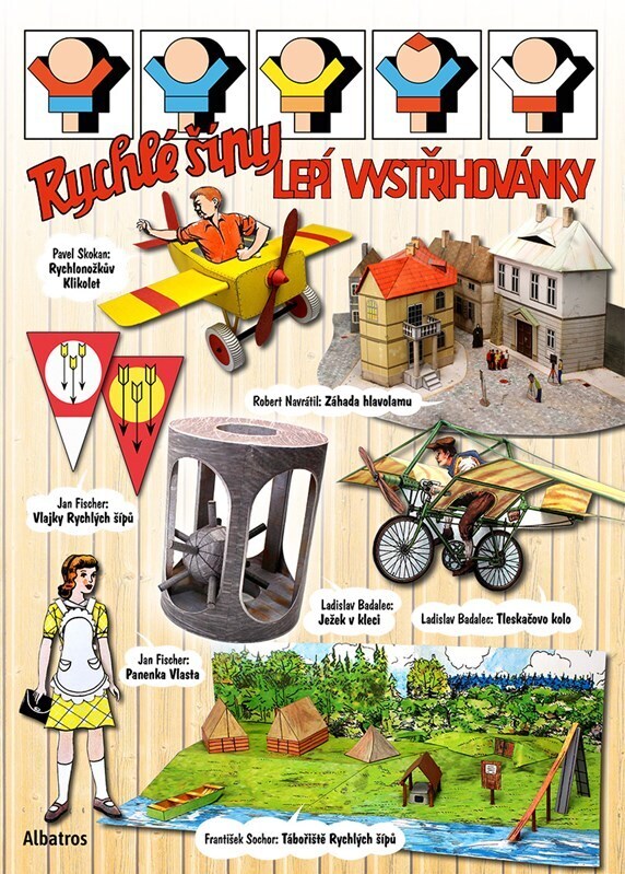 Vystřihovánky - Rychlé šípy lepí vystřihovánky