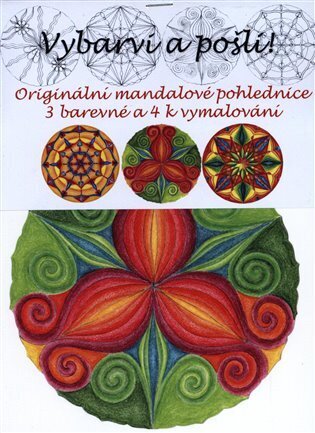 Vybarvi a pošli - originální mandalové pohlednice