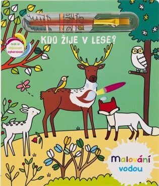 Malování vodou - Kdo žije v lese?