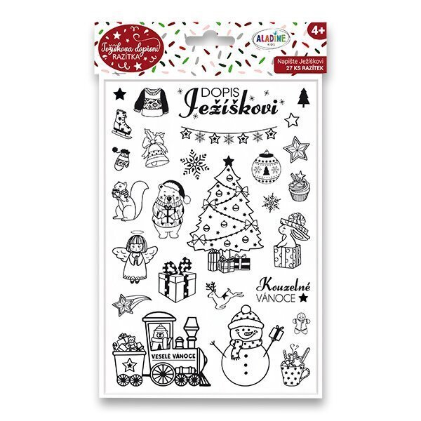 Aladine Razítka Stampo Christmas - Dopis Ježíškovi 27 ks