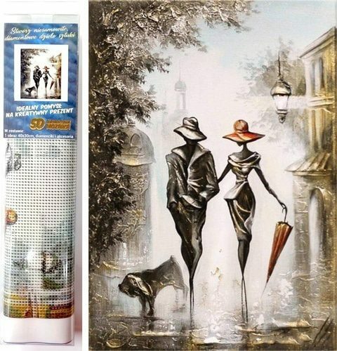 Diamantové malování Romantická procházka