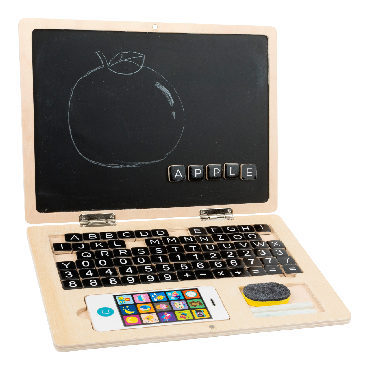 small foot Dřevěný notebook magnetický