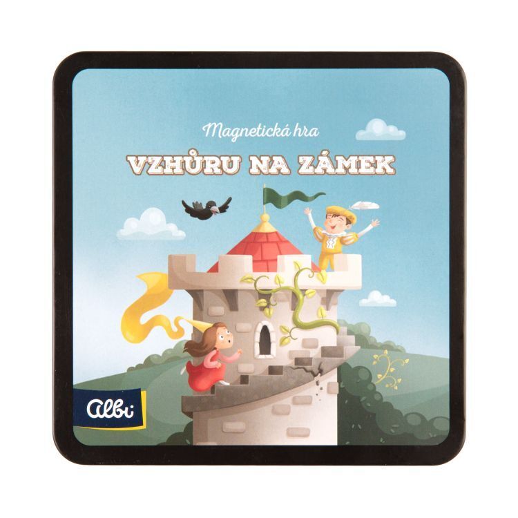 Magnetická hra na cesty - Vzhůru na zámek